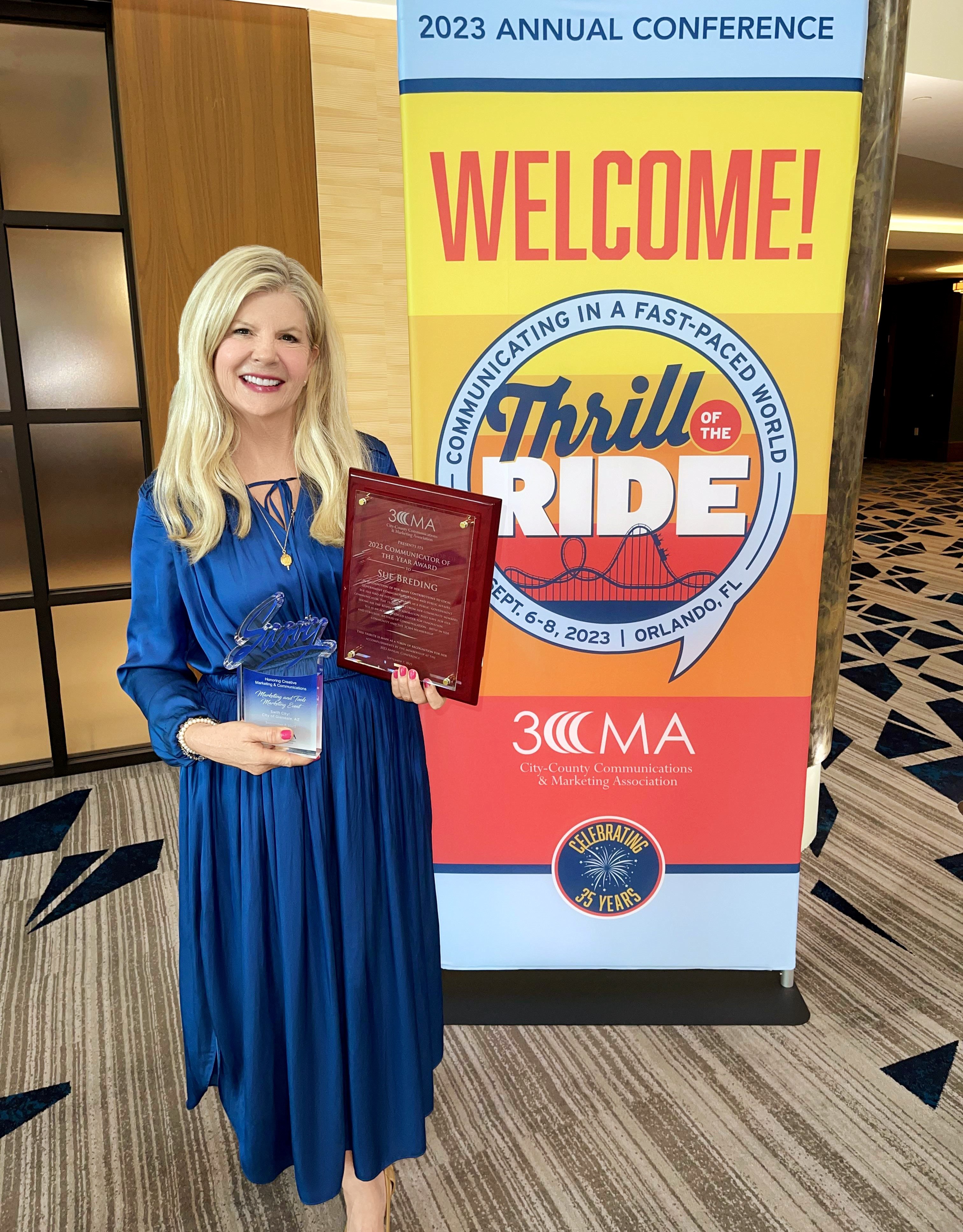 2023 Communicator of the Year Recipient - Sue Breding, City of Glendale, AZ